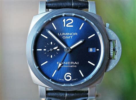 PANERAI PAM 1279 LUMINOR GMT Carbotech Bezel Titanium.